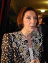 La signora Petrassi, vedova del Maestro Goffredo Petrassi