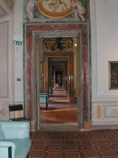 Jesi-Pinacoteca Palazzo Pianetti- Sale in prospettiva   