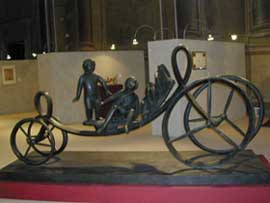 Giulio e Miletoin carrozza -1966-Museo d'Arte Moderna e Contemporanea-Bergamo