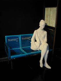 Woman on the Blue Bus Seat -1999-F.to di M.R.Sangiuolo