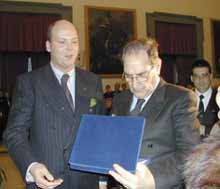 Consegna Targa Premio