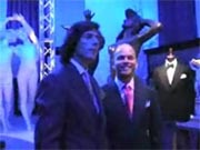 il figlio diMariano Rubinacci ( a destra della foto)