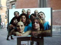Roma-L.go   Goldoni- Mostra di fotografie dal  libro "MMV" di William Klein