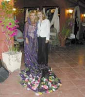 da sinistra: Monica Cortellesi con la costumista Annalisa Di Piero