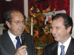 G.Battistoni con Silvano Moffa,Presidente della Provincia di Roma 