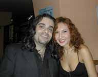Carmine Castoro con un'amica