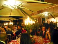 Cena a lume di candela-Tearrazza della Protomoteca