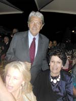 Massimo Teodori con Carla Fendi