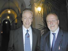 Renato Balestra e Nicola Piepoli