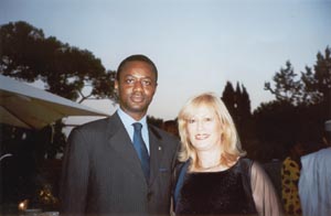 Maria Rosaria Sangiuolo e Augustine O. Chigbolu segretario del PdP