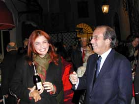 Paola Saluzzi,  lo stilista Battistoni