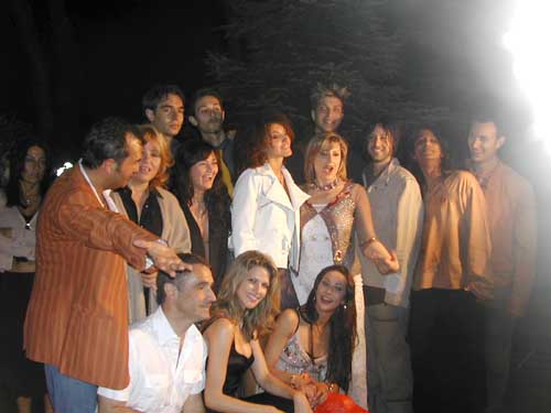 Festa di  compleanno della giornalista Antonella D'Onofrio-Gruppo VIP 