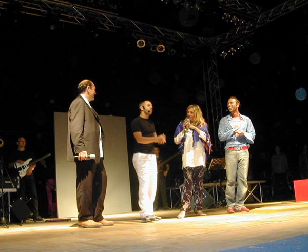 Mara Venier tra i comici Igor&Gabriele