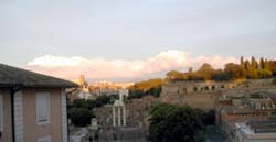 Panorama dalla sala della Protomoteca in Campidoglio-f.to  Vtservice