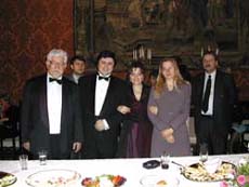 Al Buffet :Tra i presenti  Baritono e Soprano-M.Vadrinskaya-Vladimir Malinkin