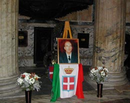 Pantheon -18 Marzo 2003  Pontificale per il ventennalle della Scomparsa di S.M Umberto II Re d'Italia  