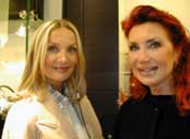 da sx: Barbara Bouchet e Silvana Augero 