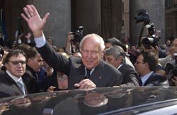 Saluto del Principe Vittorio Emanuele di Savoia- F.to Marco Lanni